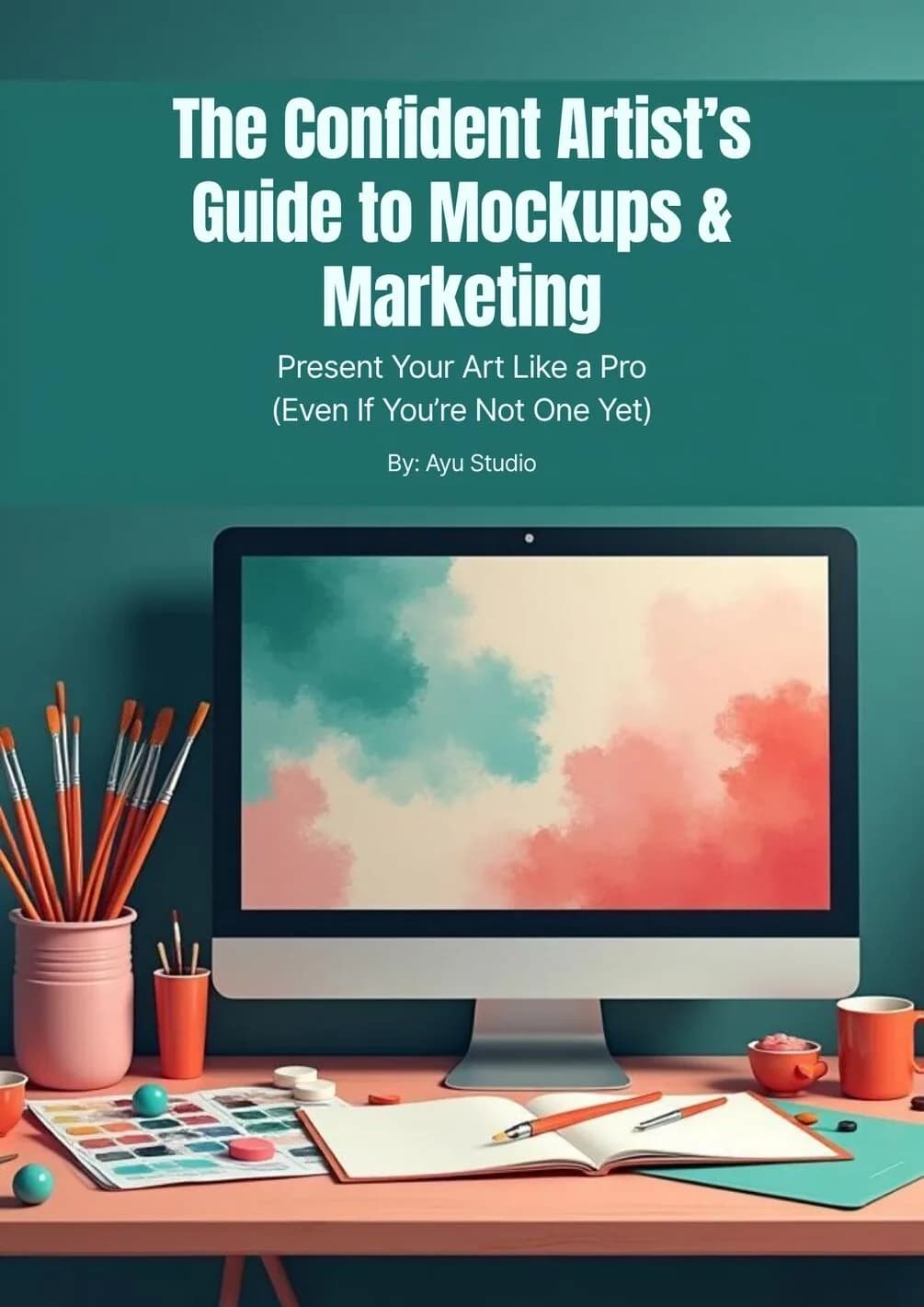 Cover of The Confident Artist's Guide to Mockups and Marketing